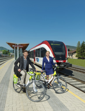 "Grne Jahreskarte" fr umweltbewusste Pendler: Wer S-Bahn fhrt, bekommt ab sofort ein E-Bike um 185 Euro im Jahr dazu