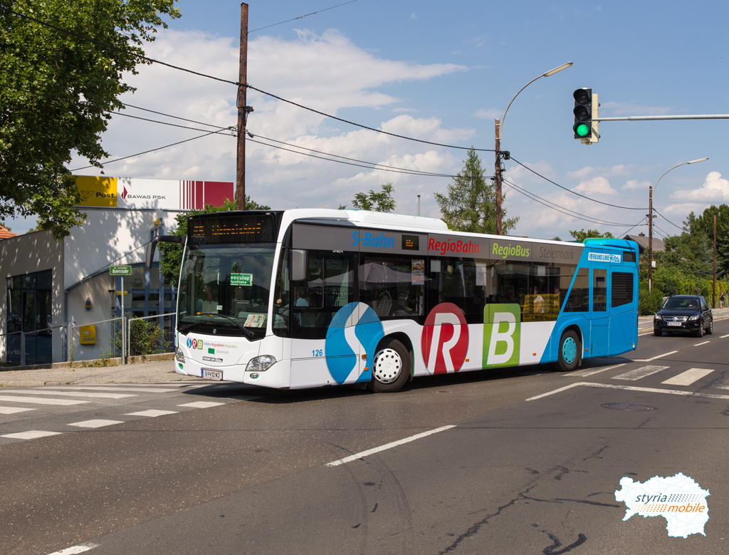 Neuer SBahnSteiermark Werbebus bei den Graz Linien